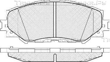 Тормозные колодки FIT. Артикул FP1210