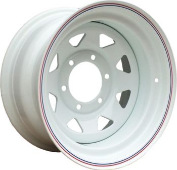 Колёсный диск OFF-ROAD Wheels стальной белый 6x139,7 8xR16 d110 ET0 для Toyota 4Runner. Артикул 1680-63910WH-0