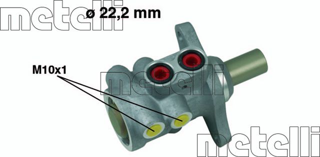 Тормозной цилиндр главный Metelli для Peugeot 206 1998-2012. Артикул 05-0532