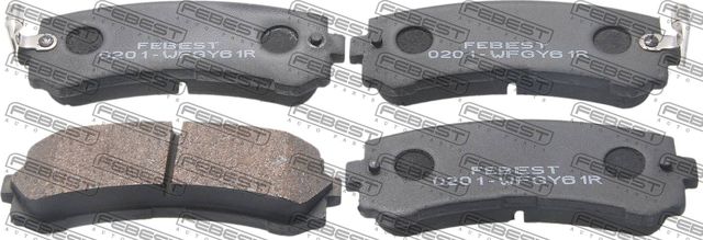 Тормозные колодки Febest. Артикул 0201-WFGY61R