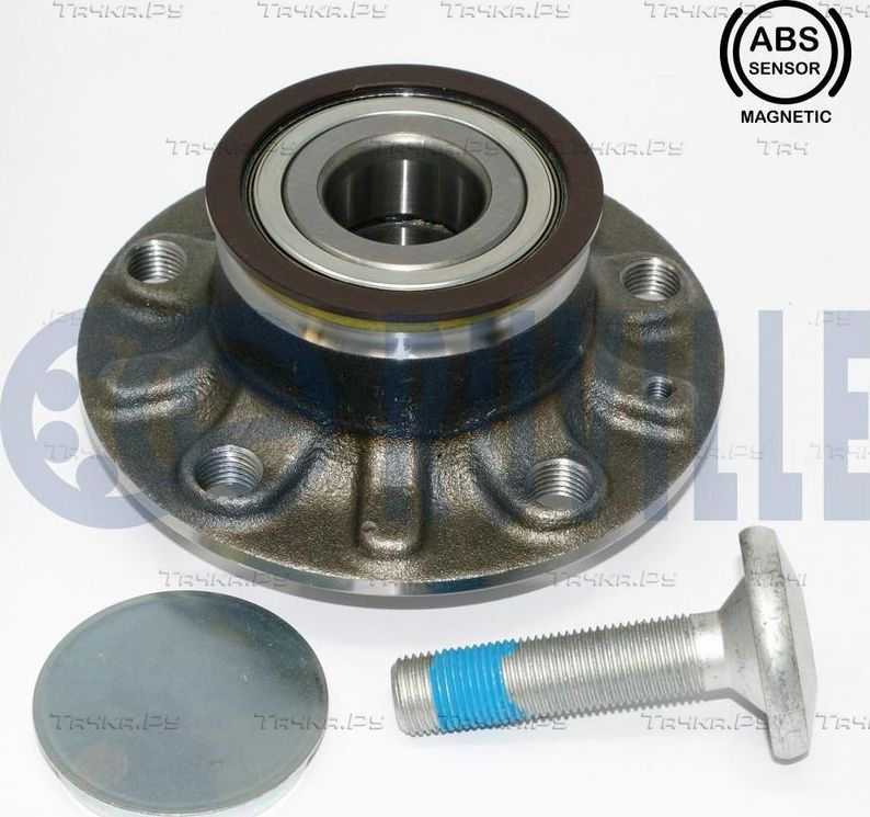 Ступица колеса с интегрированным подшипником Ruville задняя для Volkswagen Golf VII 2011-2026. Артикул 221146