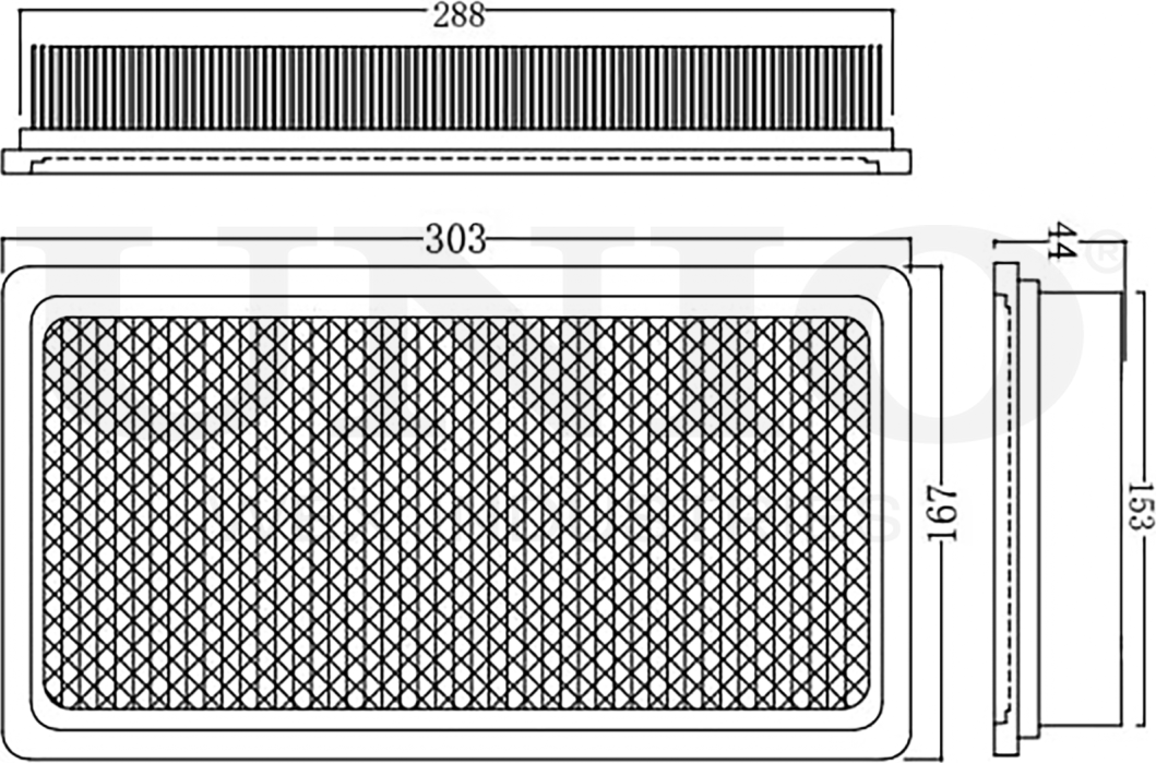 Фильтр воздушный (Unio). Артикул FLT-10229