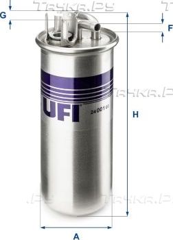 Топливный фильтр UFI для Audi A6 III (C6) 2004-2011. Артикул 24.001.00