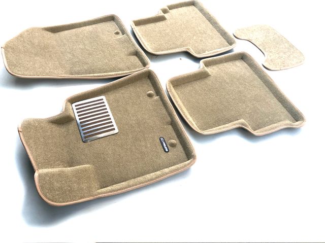 Коврики текстильные Euromat 3D Lux для салона Kia Sportage IV 2016-2026 Бежевые. Артикул EM3D-002927T