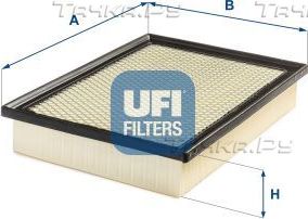 Воздушный фильтр UFI для Toyota Fortuner II 2015-2026. Артикул 30.B86.00