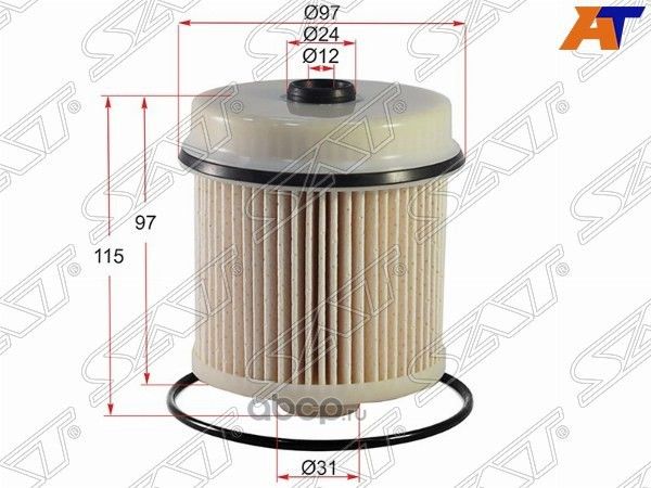 Фильтр топливный ISUZU FORWARD 4HK6HKELF (SAT). Артикул ST8982035990