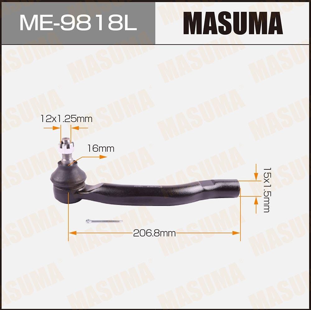 Наконечник рулевой тяги Masuma. Артикул ME-9818L