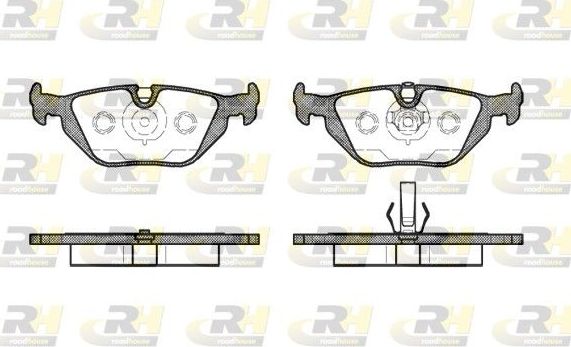 Тормозные колодки RoadHouse задние для BMW 3 III (E36) 1991-2000. Артикул 2265.50