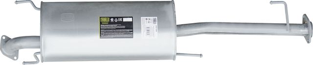 Глушитель Trialli (алюминий / сталь) для Toyota Land Cruiser Prado 120 2002-2010. Артикул EAM 0349