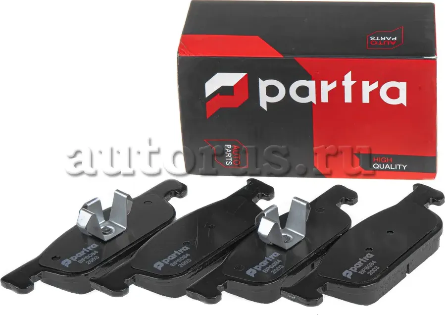 Колодки тормозные дисковые (Partra). Артикул BP6084