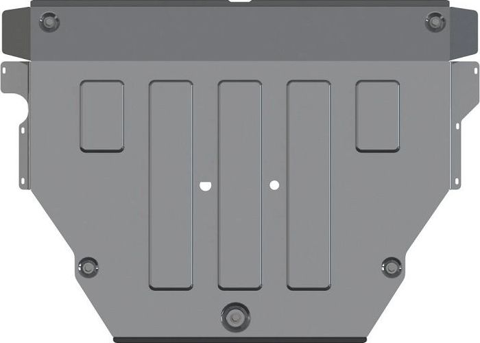 Защита алюминиевая Шериф (4 мм) для картера и КПП Volkswagen Teramont 2017-2026. Артикул 3667