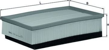 Воздушный фильтр Mahle для Renault Master III 2010-2026. Артикул LX 1883
