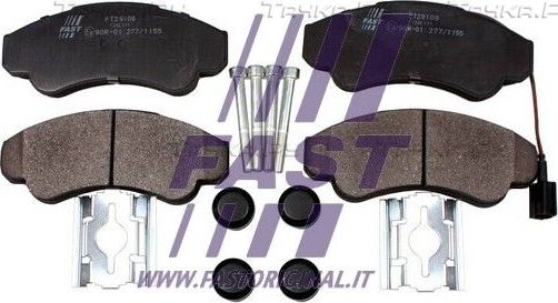 Тормозные колодки Fast передние для Citroen Jumper I 1994-2006. Артикул FT29108