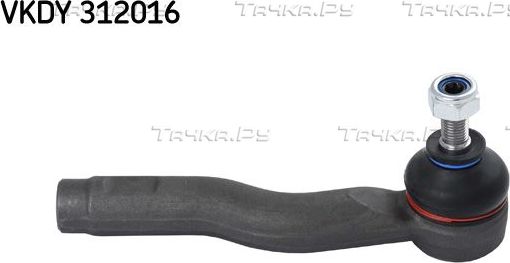 Наконечник рулевой тяги SKF правый для Fiat 500 II 2007-2026. Артикул VKDY 312016