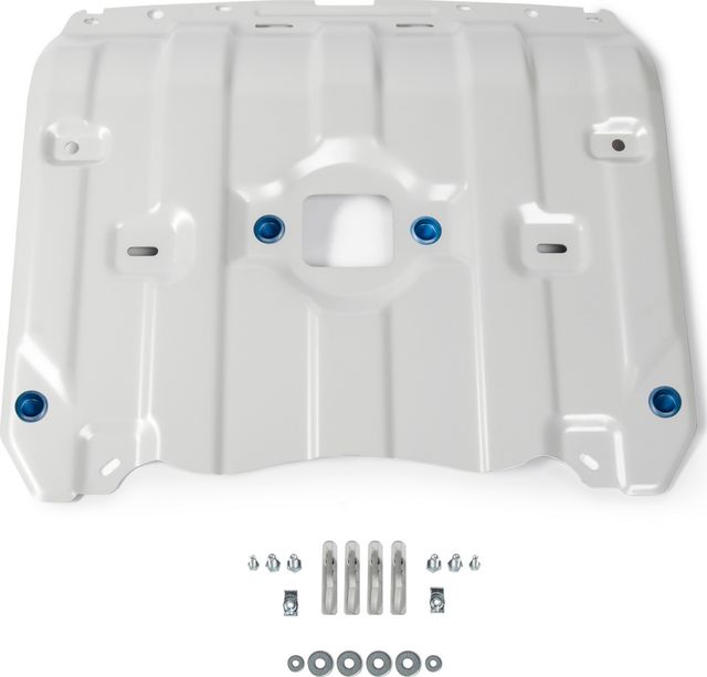 Защита алюминиевая Rival для радиатора и картера BMW X7 I G07 2018-2026. Артикул 333.0533.1