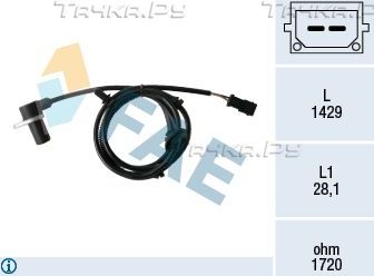 Датчик ABS FAE задний для Audi A4 III (B7) 2002-2009. Артикул 78460