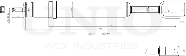 Амортизатор подвески (Unio). Артикул SAB-10537