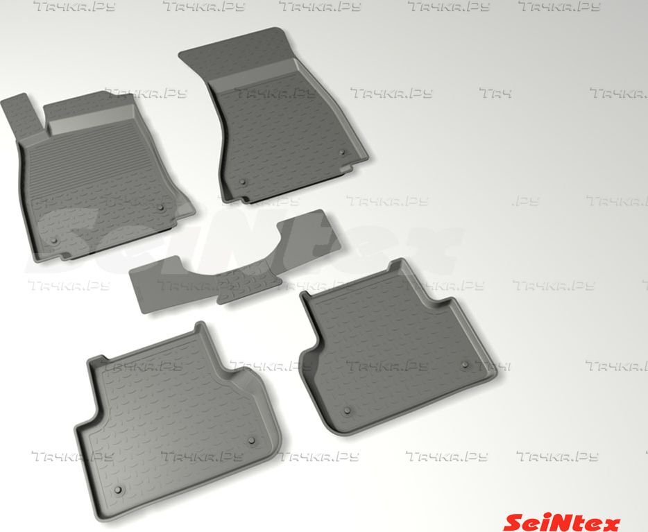 Коврики резиновые Seintex для салона Audi A4 B9 2015-2026. Артикул 87925