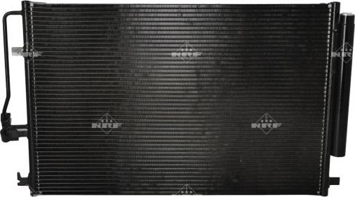 Радиатор кондиционера (конденсатор) NRF (алюминий). Артикул 35847