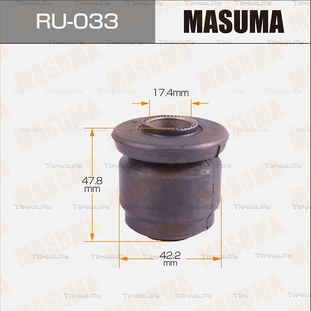 Сайлентблок заднего рычага подвески Masuma. Артикул RU-033