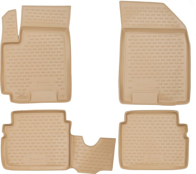 Коврики Element для салона Chevrolet Aveo I 2004-2011 БЕЖЕВЫЕ. Артикул NLC.08.06.212k