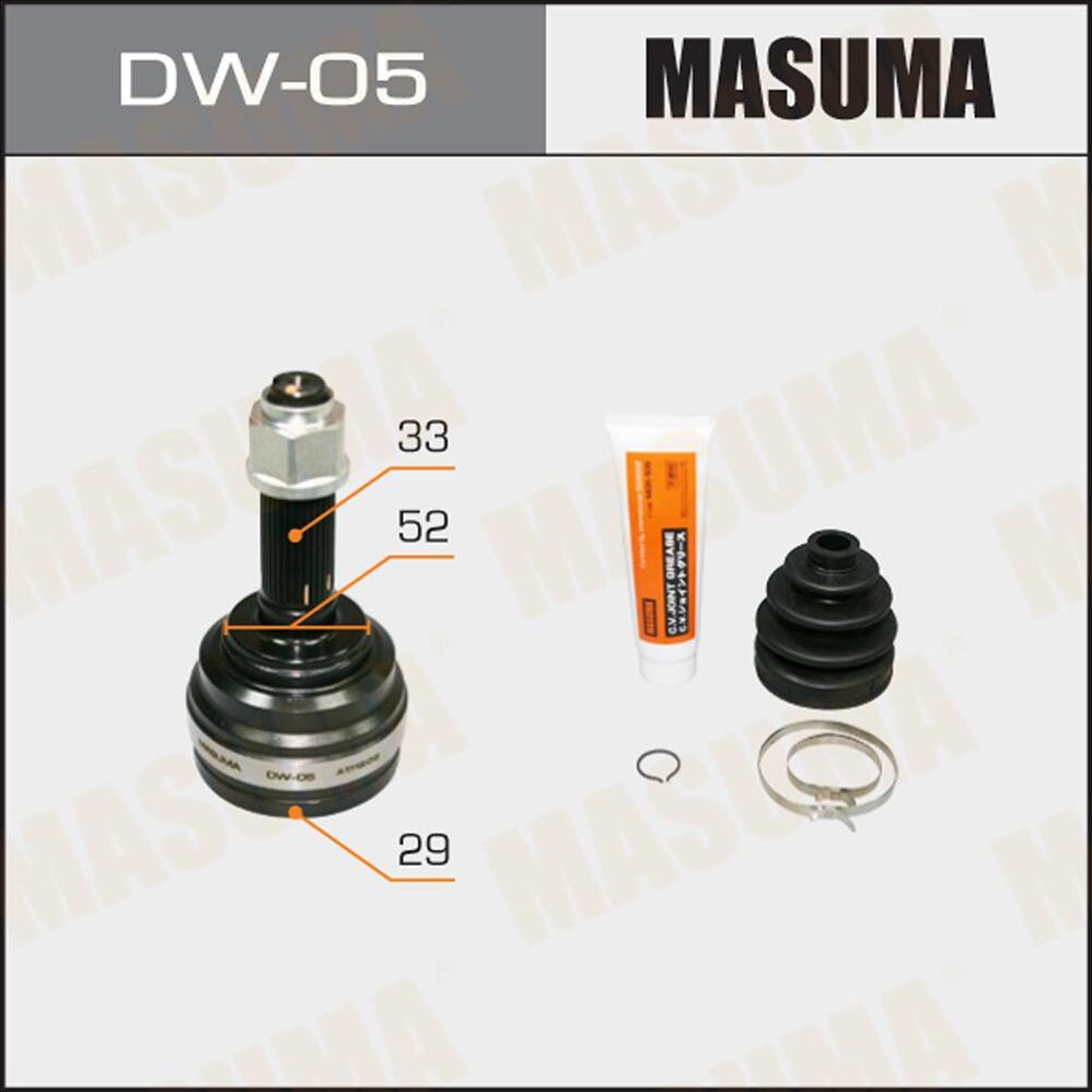 Шрус внутренний (граната) Masuma. Артикул DW-05