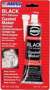 АБРО 12-AB-CH-RS Герметик прокладок черный высокотемперат. 85г. Китай (Abro). Артикул 12ABCHRS