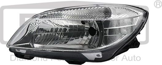 Фара передняя основная DPA левая для Skoda Roomster I 2006-2015. Артикул 99411286902