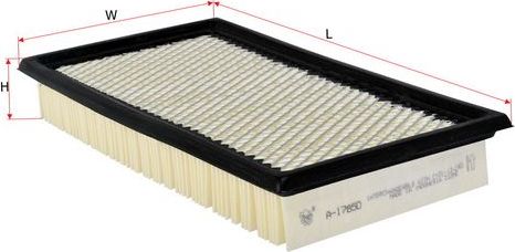 Воздушный фильтр Sakura для Mazda CX-9 I 2006-2016. Артикул A-17850