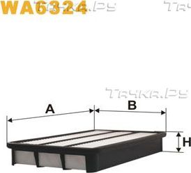Воздушный фильтр WIX Filters для Lexus RX I 1998-2003. Артикул WA6324