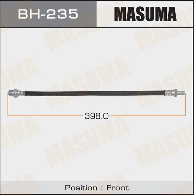 Тормозной шланг Masuma передний левый для Toyota Land Cruiser 80 1990-1997. Артикул BH-235
