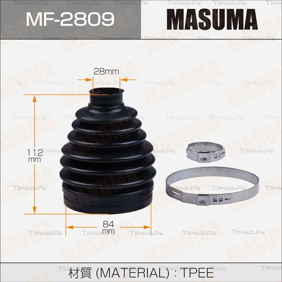 Пыльник ШРУСа наружный Masuma передний/задний для Mitsubishi ASX I 2010-2026. Артикул MF-2809