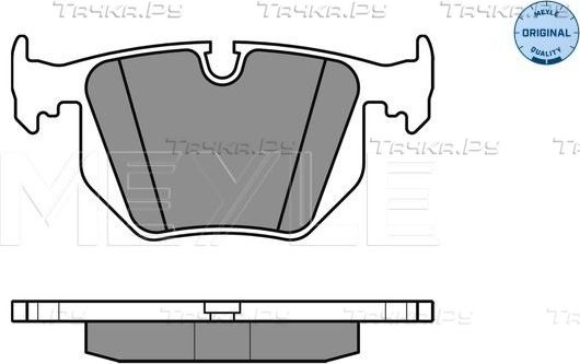 Тормозные колодки Meyle Original. Артикул 025 234 4717