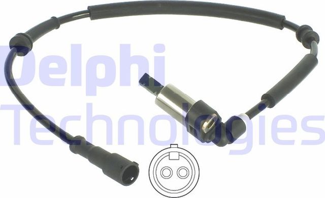 Датчик ABS Delphi задний задний левый для Renault Megane I 1996-2003. Артикул SS20145