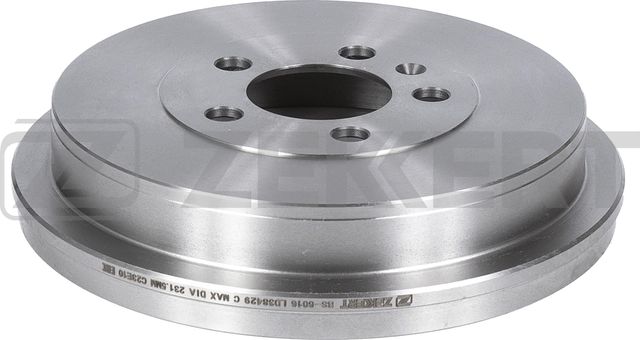 Тормозной барабан Zekkert задний для Volkswagen Polo V 2010-2026. Артикул BS-6016