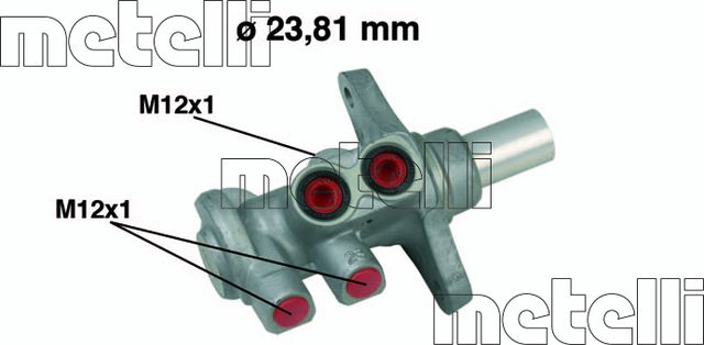 Тормозной цилиндр главный Metelli для Ford Fusion I 2002-2012. Артикул 05-0639