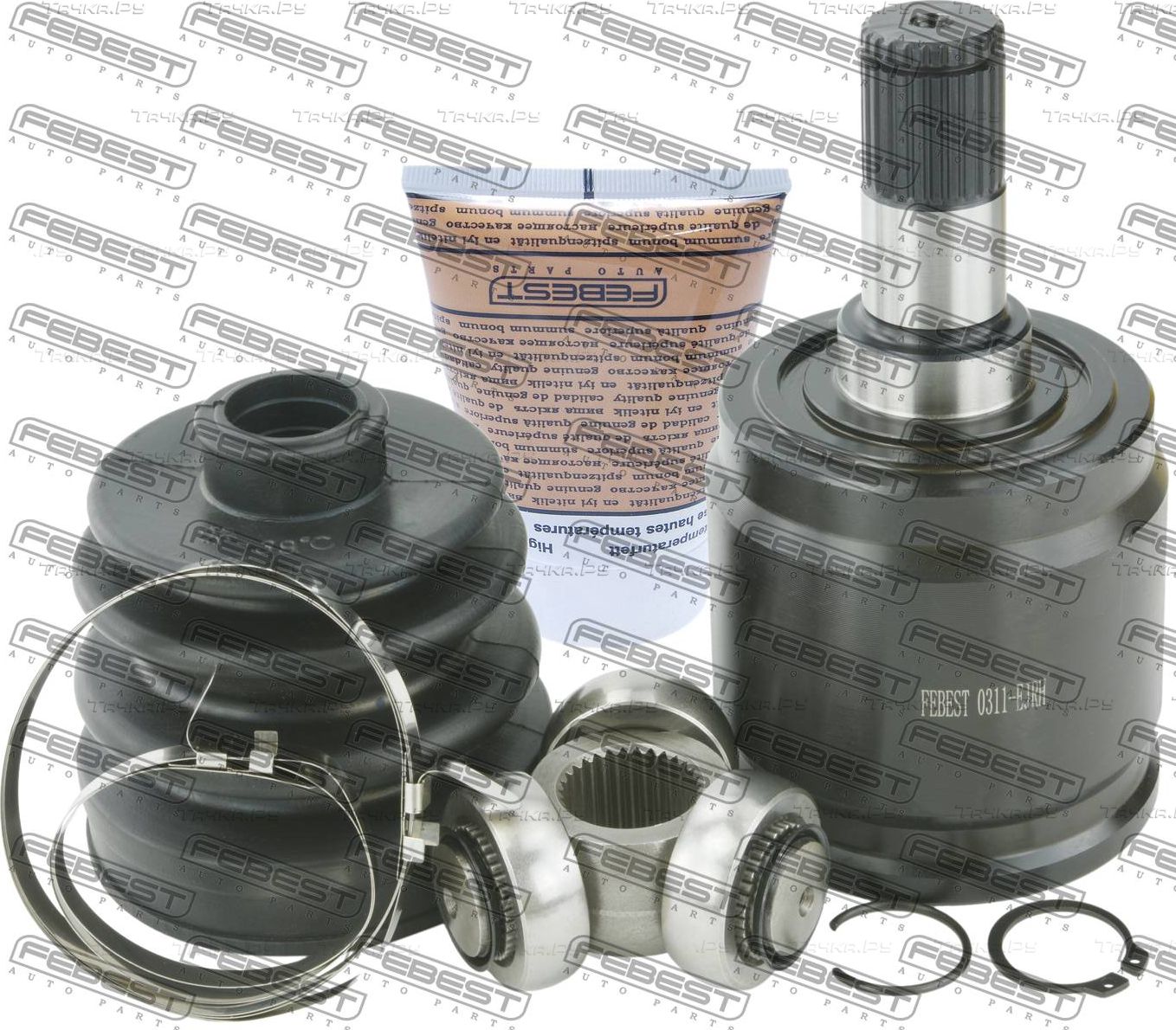 Шрус внутренний (граната) Febest передний правый для Honda Civic IV 1988-1992. Артикул 0311-EJRH