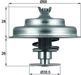 Термостат Mahle Behr для Peugeot 605 1989-1999. Артикул TX 75 80D