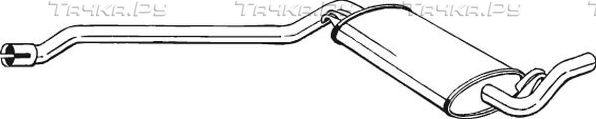 Глушитель Bosal. Артикул 283-015