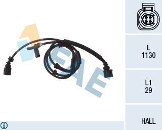 Датчик ABS FAE. Артикул 78029