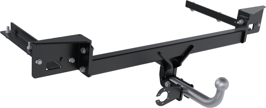 Фаркоп PT Group с крашеной балкой и оцинкованным крюком для Lada Vesta, Vesta SW, Vesta SW Cross 2017-2022. Артикул LVE-17-991528.00Black