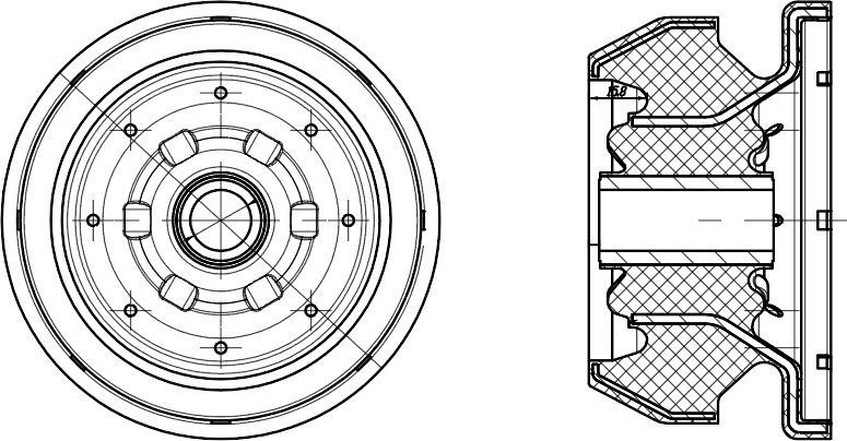 Амортизатор подвески (Trialli). Артикул SA1540