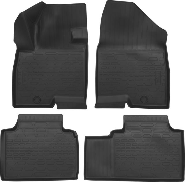 Коврики Норпласт для салона BAIC Beijing X7 I 2020-2023 ЧЕРНЫЕ. Артикул NPA11-C08-900