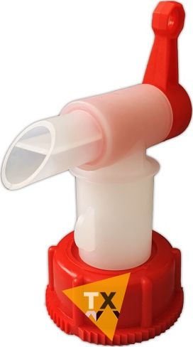 Кран-крышка ТехноХим для канистры (удлинённая). Артикул kr-kran-long