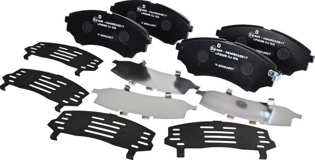 Тормозные колодки Delphi (Low-Metallic). Артикул LP2036