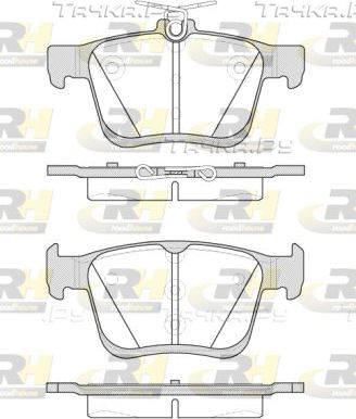 Тормозные колодки RoadHouse задние для Audi A3 III (8V) 2012-2026. Артикул 21516.00