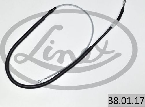 Трос ручника (тросик ручного тормоза) Linex правый/левый для SEAT Leon III 2012-2026. Артикул 38.01.17