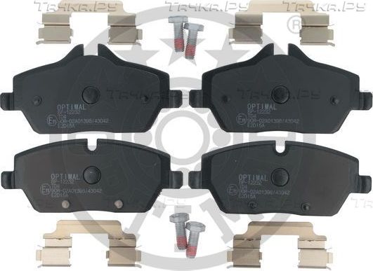 Тормозные колодки Optimal передние для MINI Clubman I (R55) 2007-2014. Артикул BP-12232