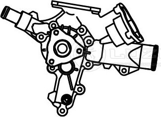 Помпа (водяной насос) Luzar. Артикул LWP 2113