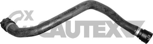 Патрубок радиатора (системы охлаждения) Cautex. Артикул 752718